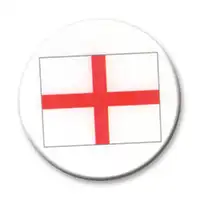 England Flag Centre 25mm
