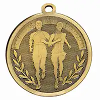 Bronze running medals 45mm