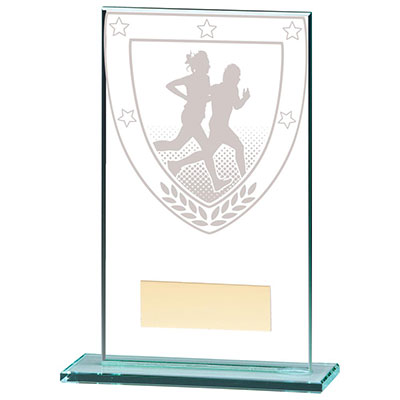 140mm Millenium Glass Running Award