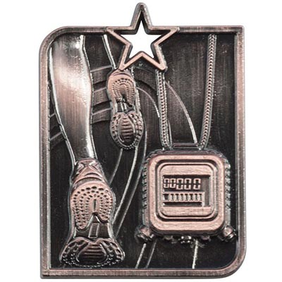 Bronze Centurion Track Running Medals 
