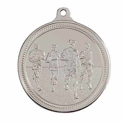 Silver Endurance Running Medal 50mm