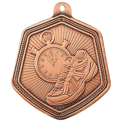Falcon Bronze Running Medal 65mm