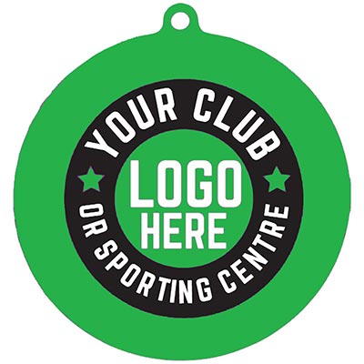 Green Custom Medal 55mm