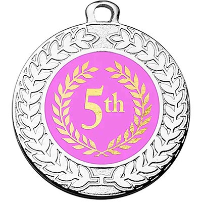 5th Place Silver Medal 40mm