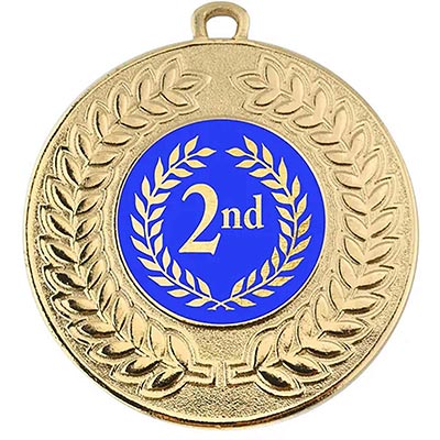 2nd Place Gold Medal 50mm