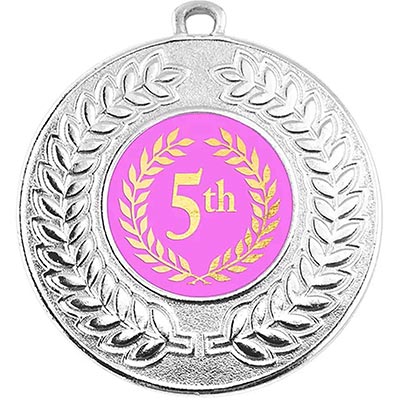 5th Place Silver Medal 50mm