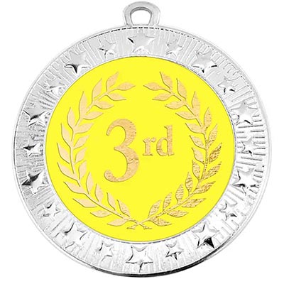 3rd Place Silver Medal 70mm