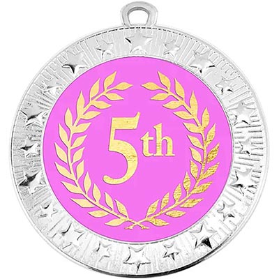 5th Place Silver Medal 70mm