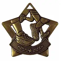 Mini Star Running Medal 57mm