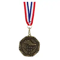 Combo45 Fun Run Medal & Ribbon