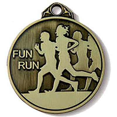 Fun run medals 50mm
