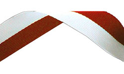 Red white medal ribbon