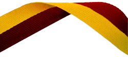 Maroon gold medal ribbon